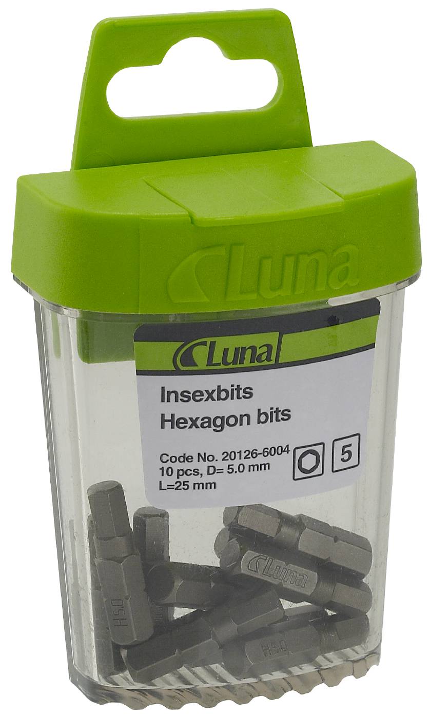 Bits for hexagonal holes Luna