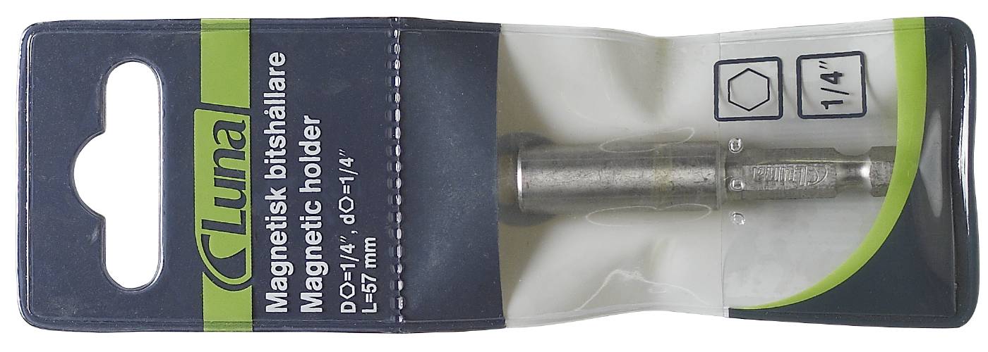 Bit holder - with magnet 57 mm, 150 mm Luna