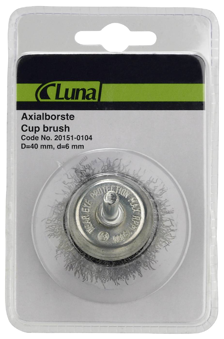 Axial brush 40 mm / 60 mm Luna