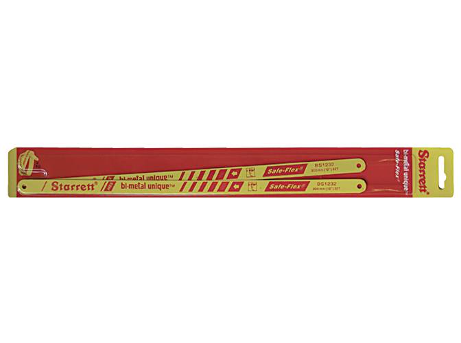 Bi-Metal hacksaw blade. SB-pack. Starrett Bi Metal Unique Safe Flex