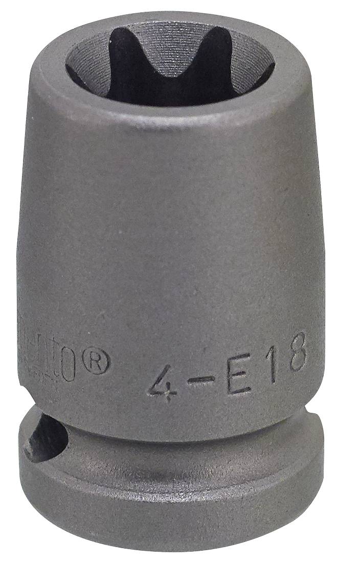 Krafttop. Med 1/2" firkantfatning – Torx-toppe. Momento 4-E
