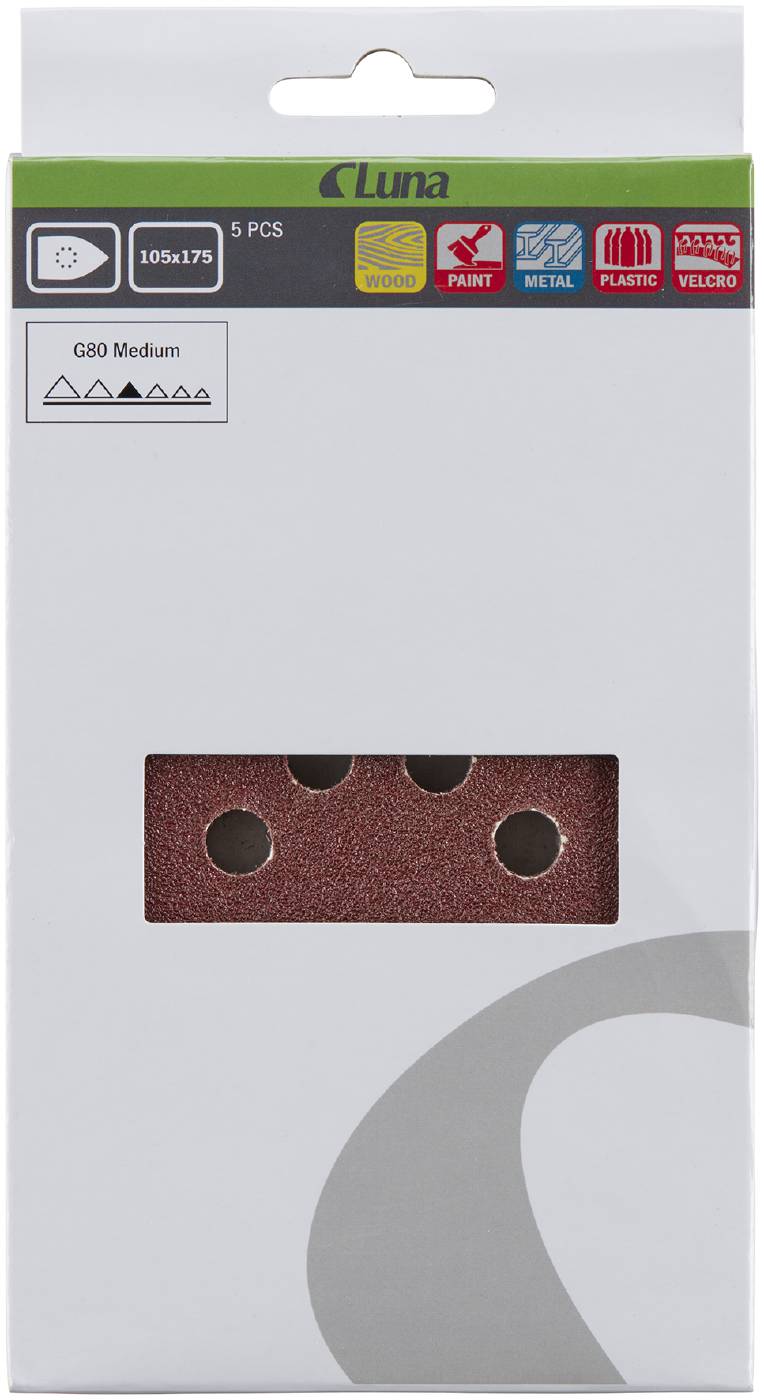 Abrasive sheet 105×175 Luna