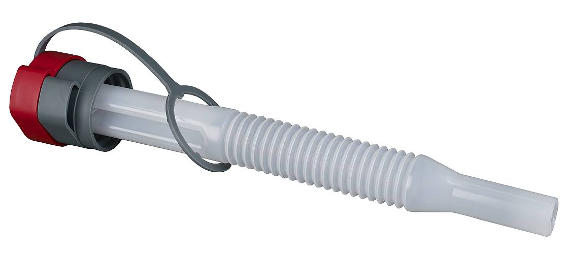 Spout for petrol can