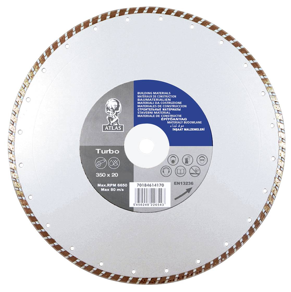 Diamond cut-off blade Atlas Universal Turbo