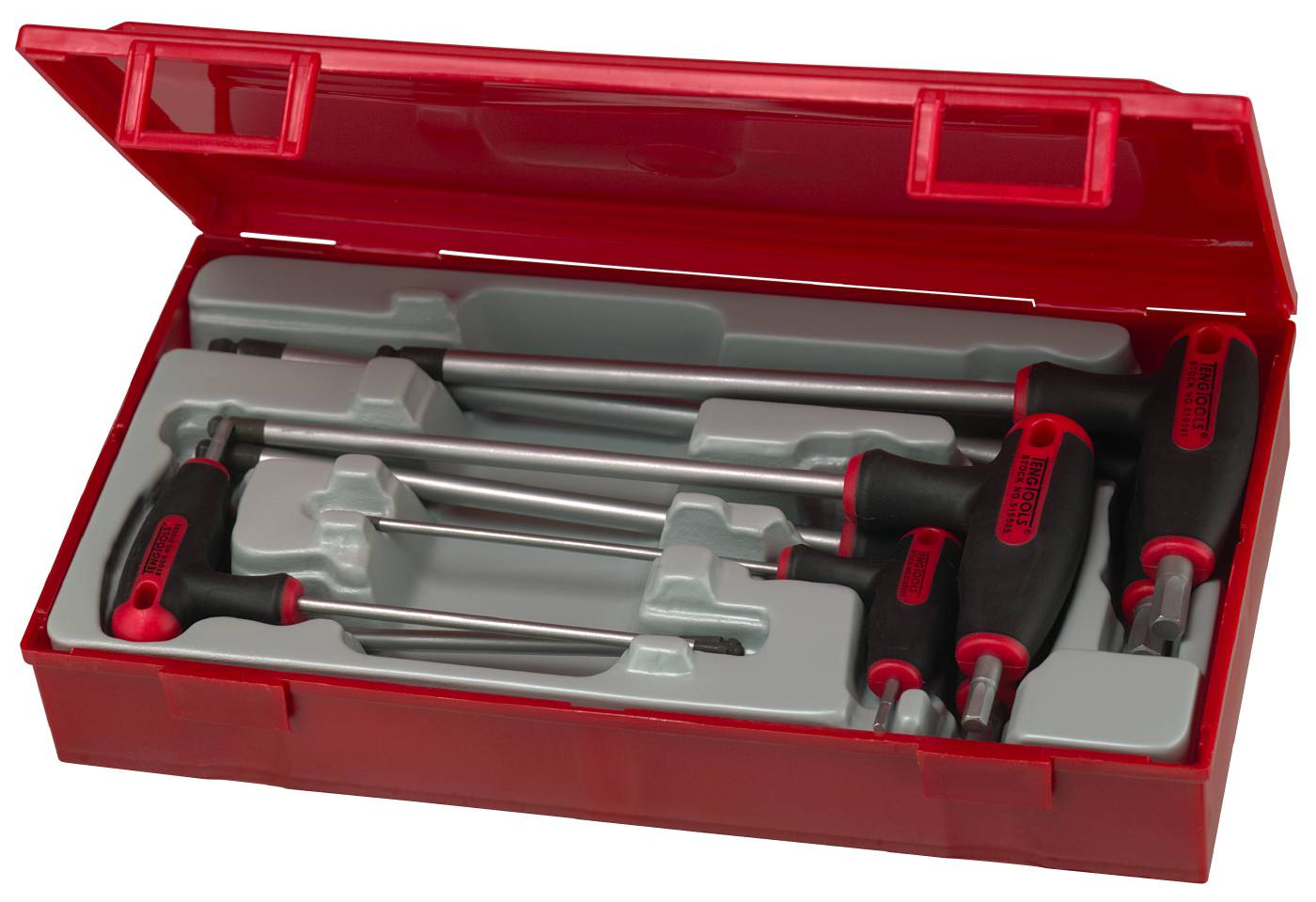 7 pc Hex keys in set Teng Tools TTHEX7 / TTHEX7AF