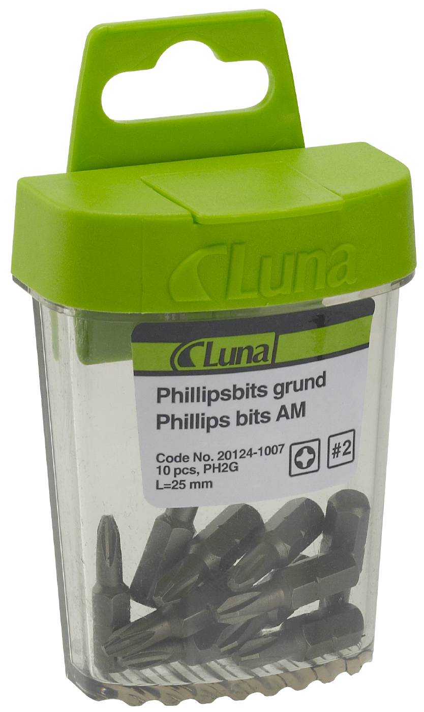 Bits for Phillips PH2G cross heads Luna