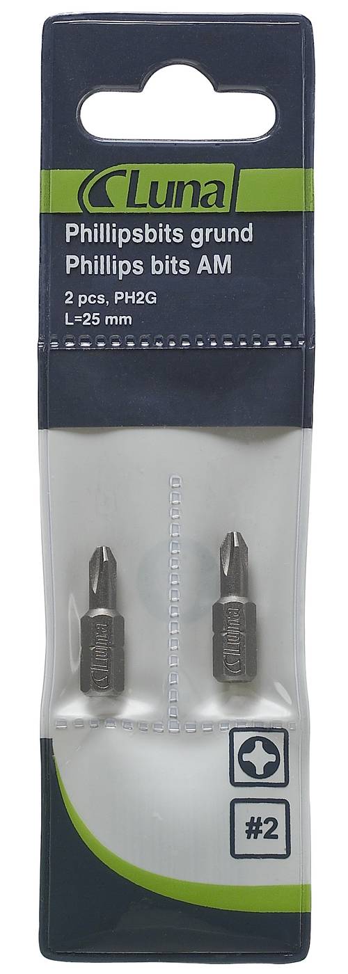 Bits for Phillips PH2G cross heads Luna