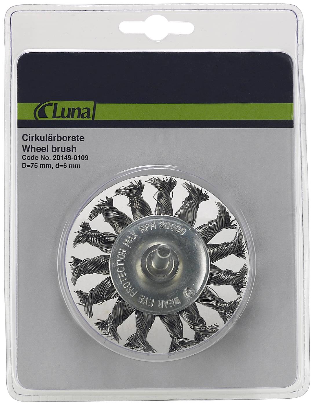 Circular brush 75 mm Luna