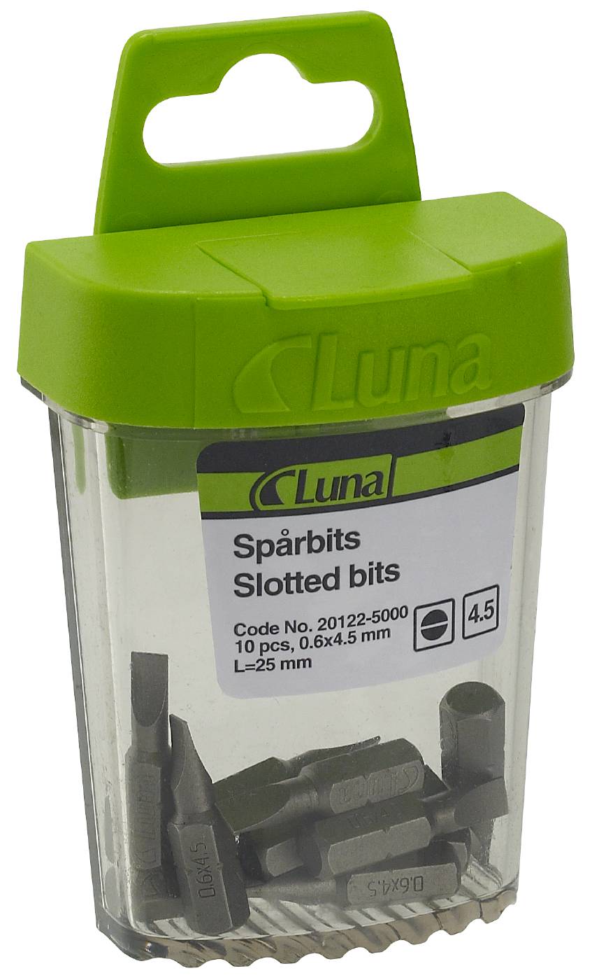 Ruuvauskärki suora ura Luna