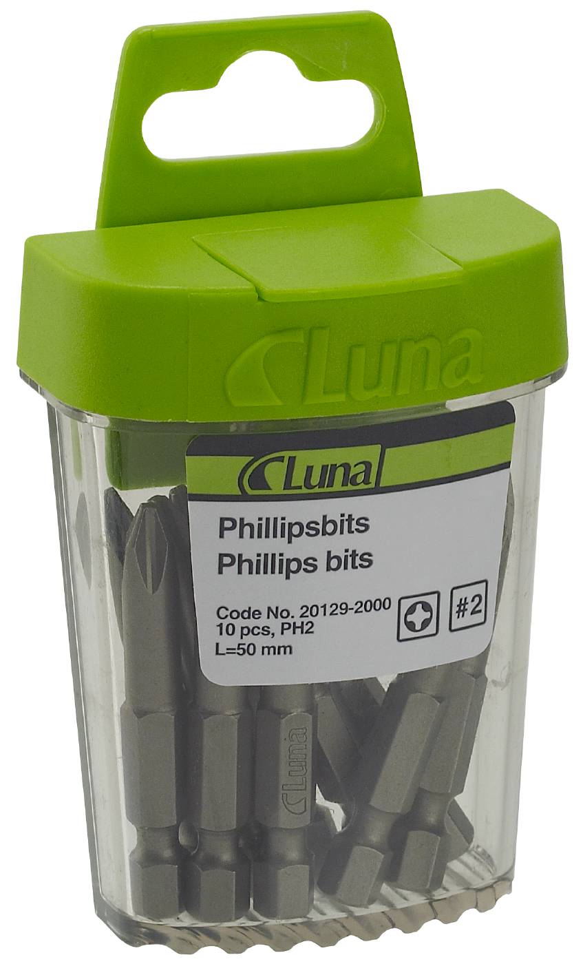 Bits for Phillips cross heads Luna