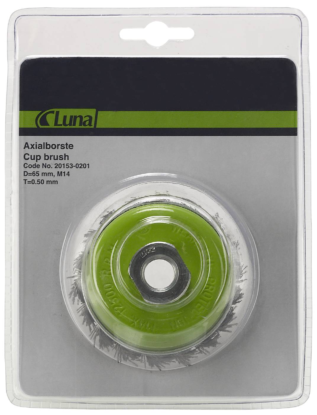 Axial brush 65 mm Luna