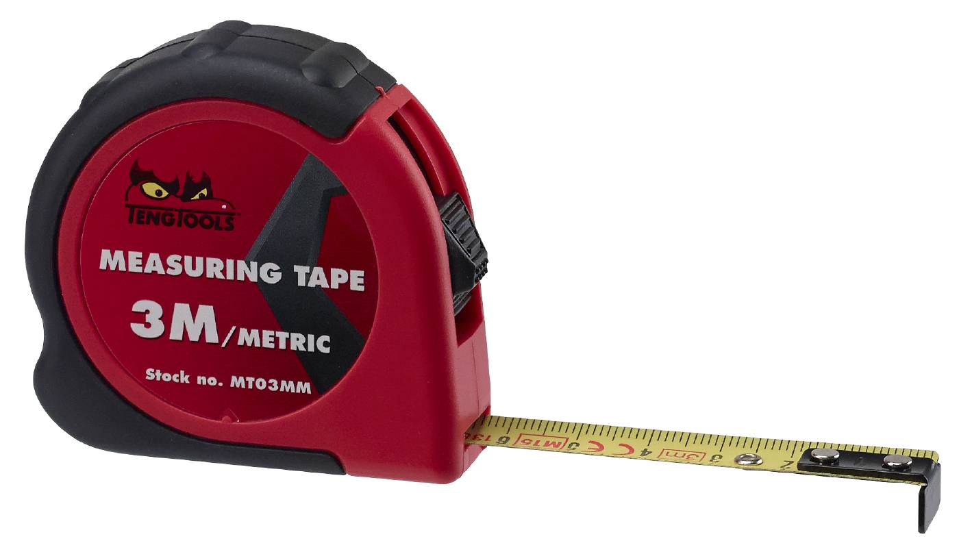 Kort måttband av stål Teng Tools MT03MM / MT05MM / MT08MM
