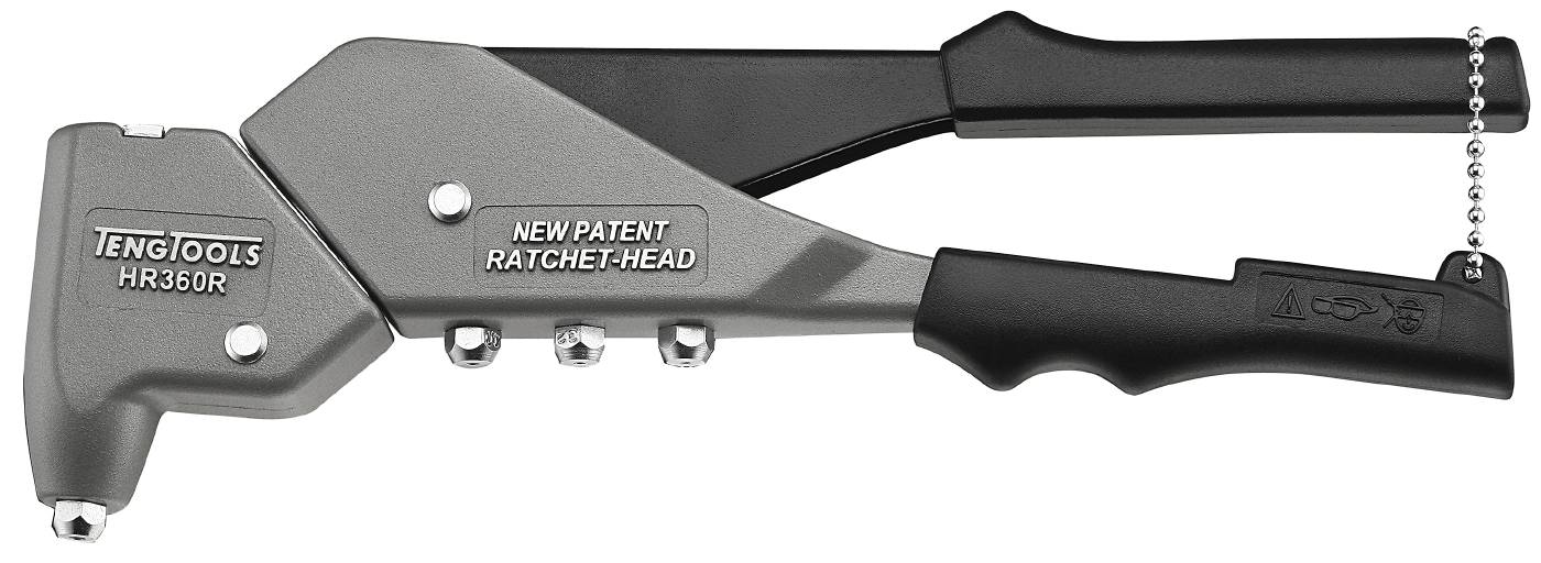 Rivet gun with swivel nose Tools Teng  HR360R