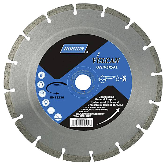Diamond cut-off blade 350 Norton Vulcan Uni