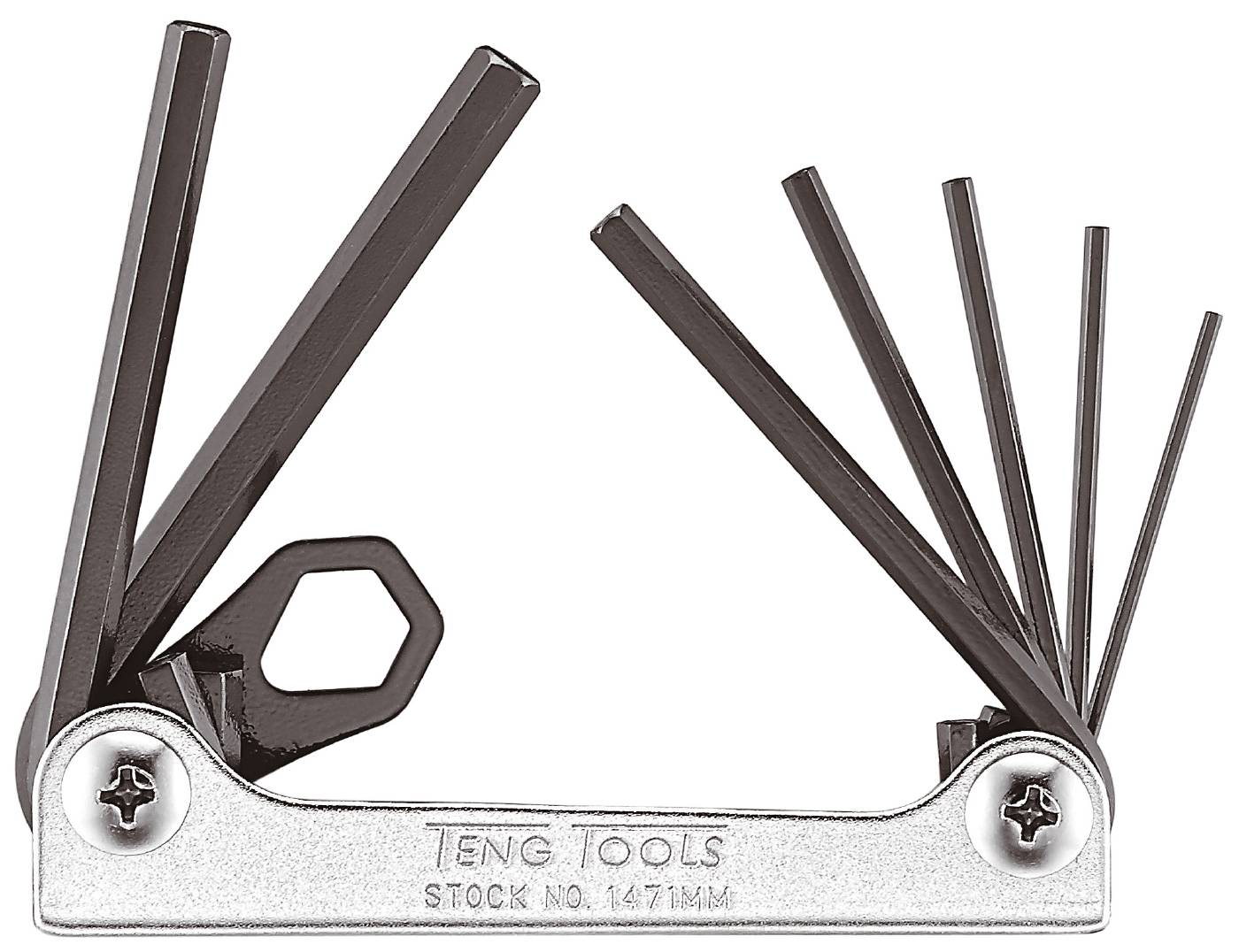 Sæt med unbrakonøgler Teng Tools 1471MM – 1471MMA