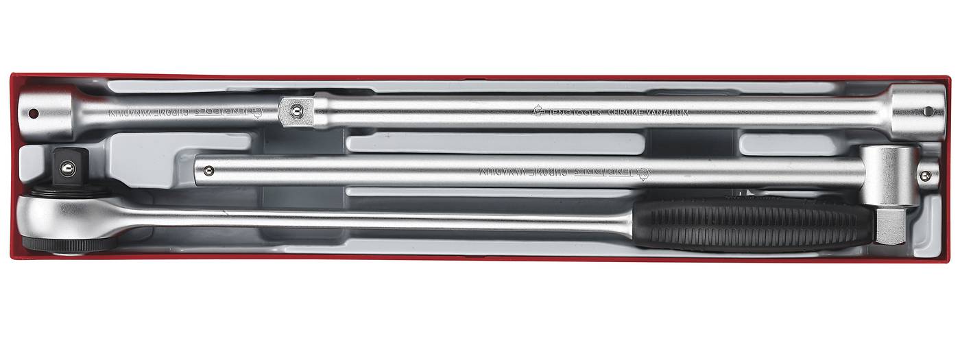 4 deler Forlenger- og skrallesett Teng Tools TTX3404