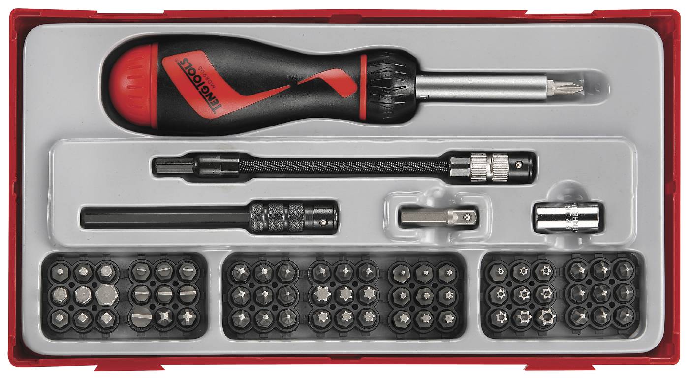74 pc Bit screwdriver set Teng Tools TTMD74
