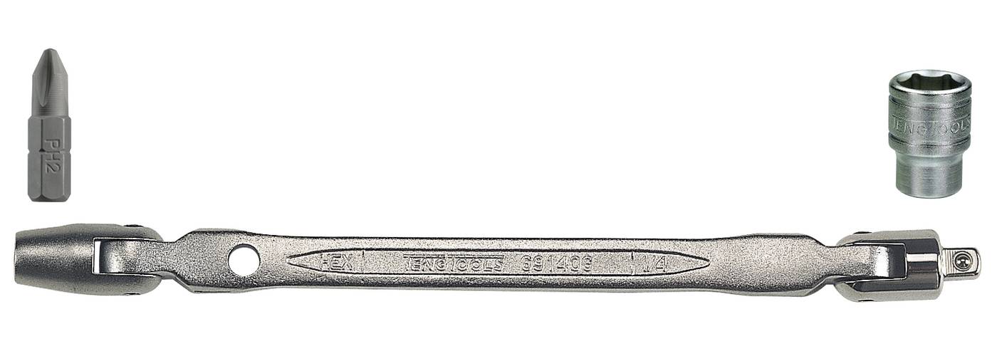 Bits/socket-swivel wrench Teng Tools 691406