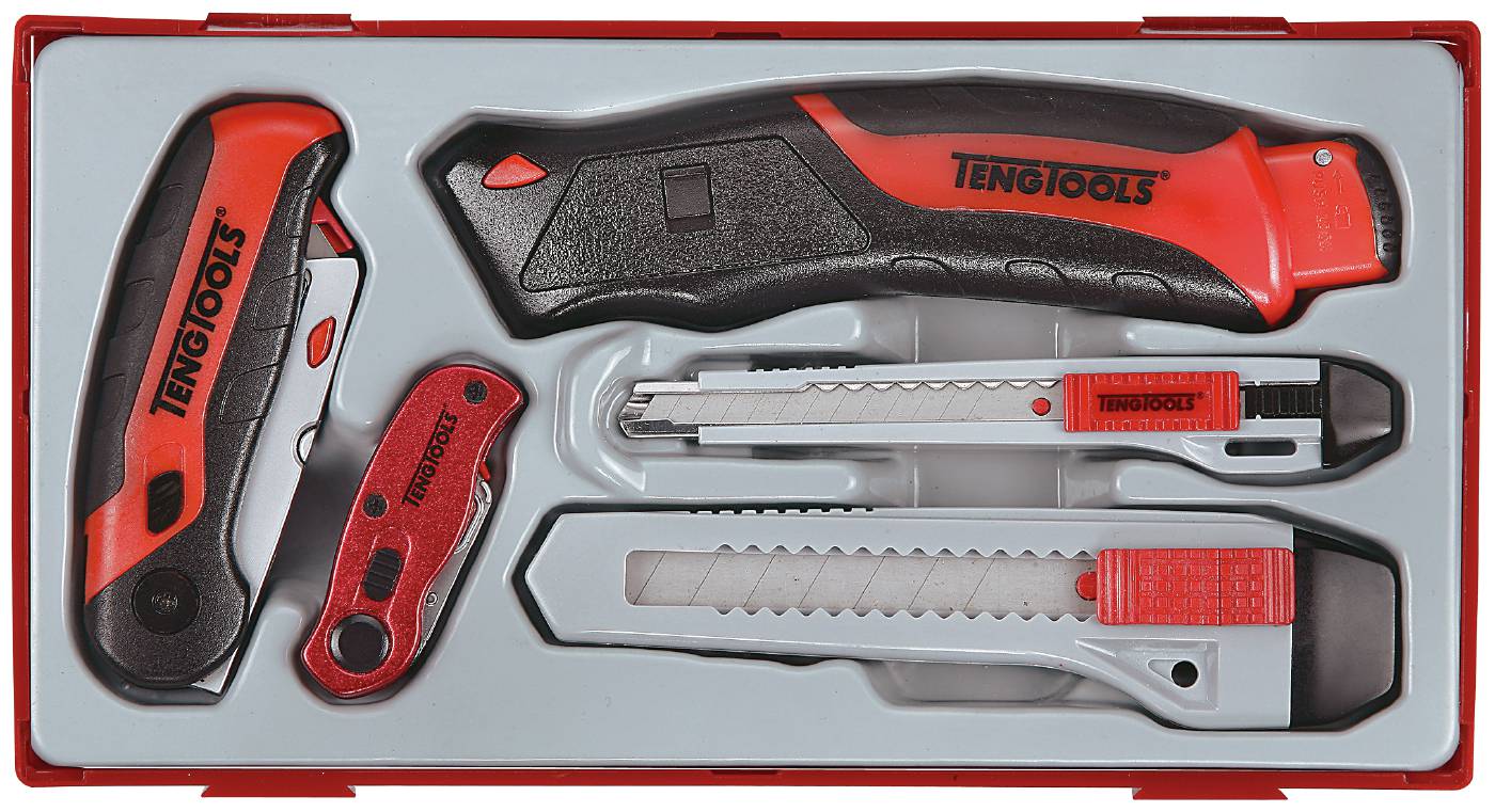 40 dele Kniv- og knivsbladssæt Teng Tools TTK40