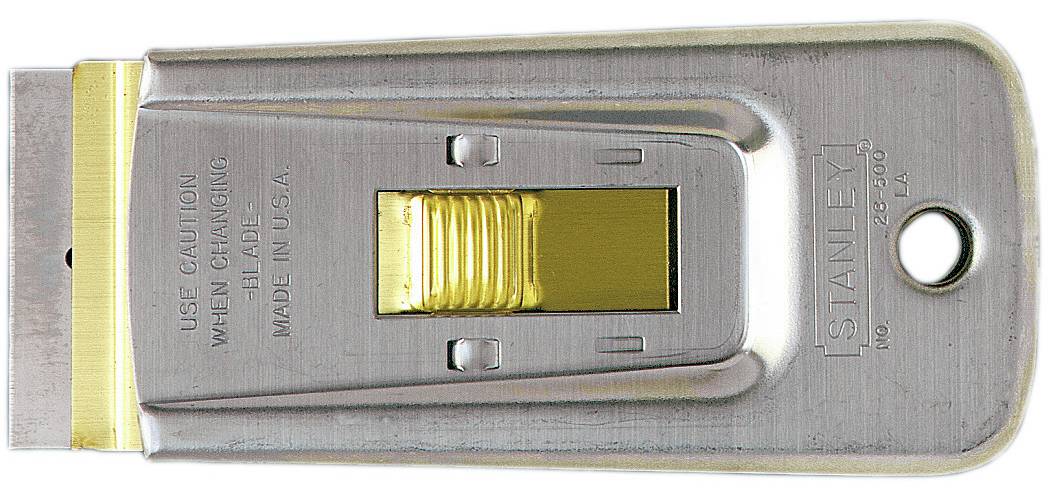 Window scraper nickel plated Stanley 0 28 500
