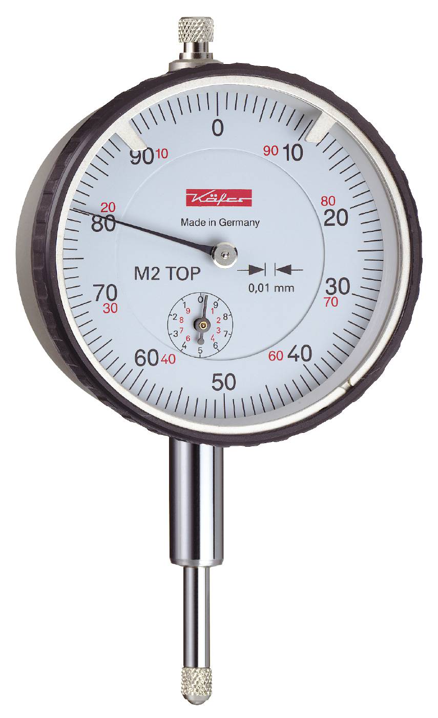 Dial gauge 0.01/10 Käfer