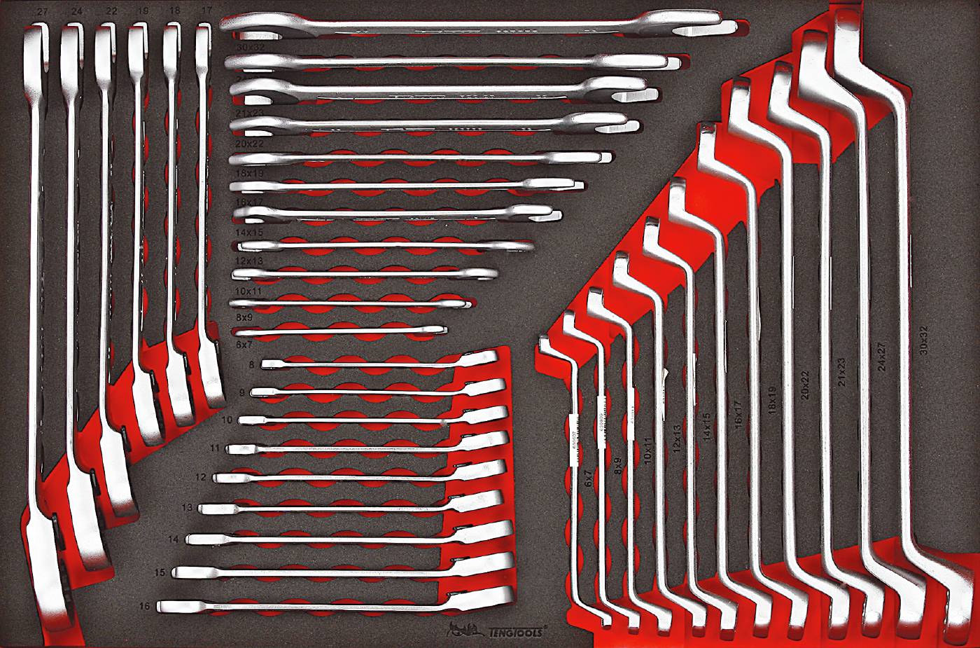 37 deler Nøkkelsett Teng Tools TTESP37