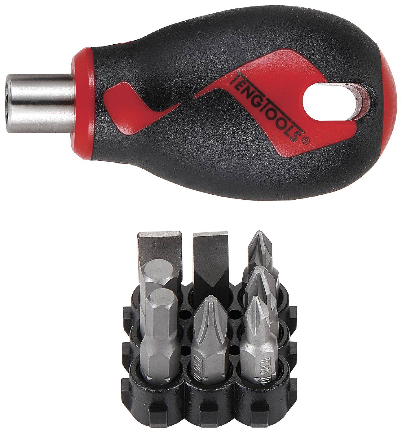 Bit screwdriver with bits Teng Tools MD908N
