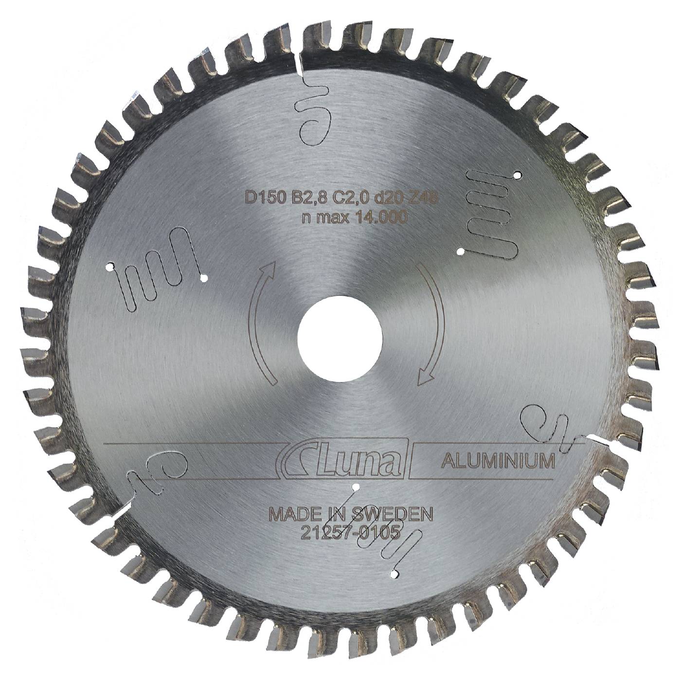 Circular saw blade Luna Aluminium