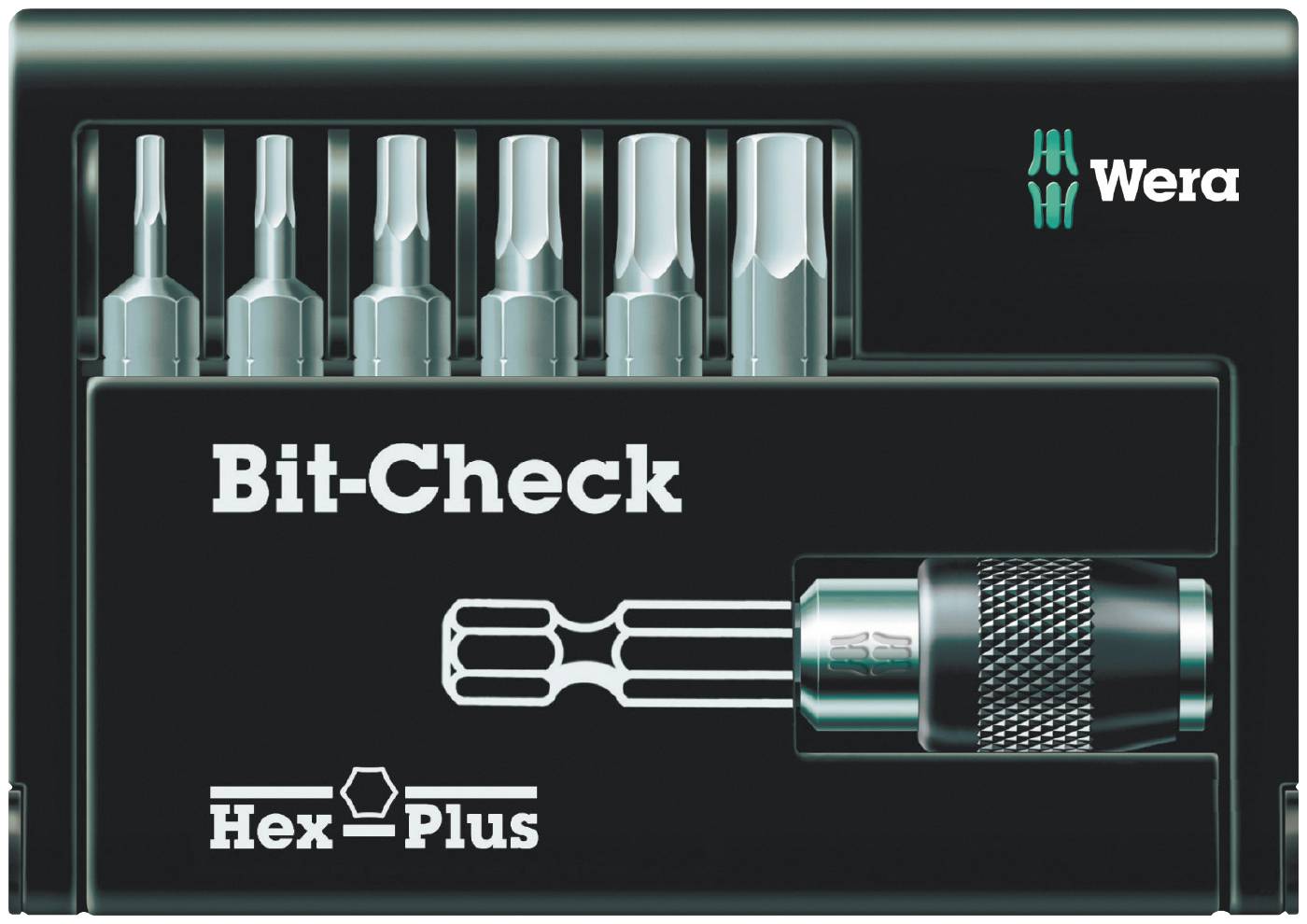 Bit cassette - bits holder with quick release chuck Wera 8040-6/Z