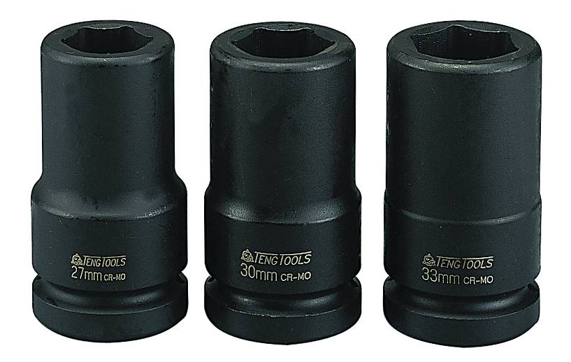 Impact socket. With 3/4" square drive. Teng Tools 940619-C / 940646-C