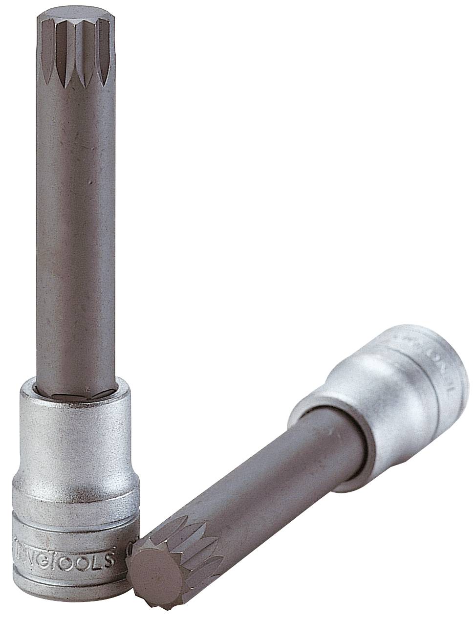 Long 12-point bit socket 1/2" square drive. Teng Tools M122805-C / M122816-C