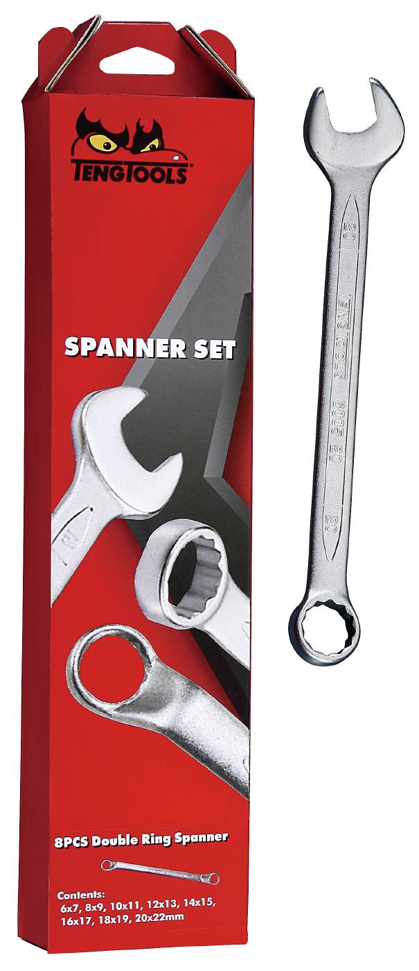 Combination spanner set Teng Tools 6512 / 6521