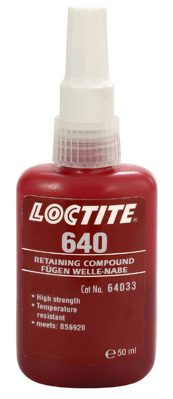 Cylindrisk fastsättning Loctite 640