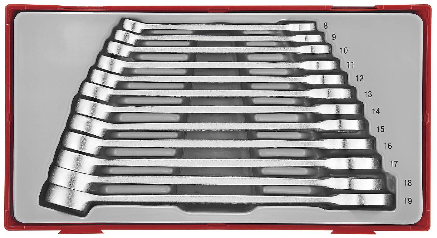 12 piece combination spanner set Teng Tools TT8012