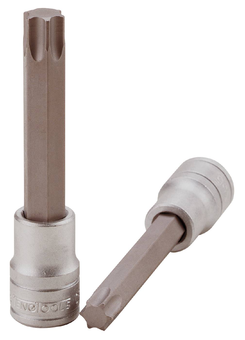 Long TX socket. With 1/2" square drive. Teng Tools M122220T-C / M122270T-C