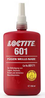 Cylindrisk fastsättning Loctite 601