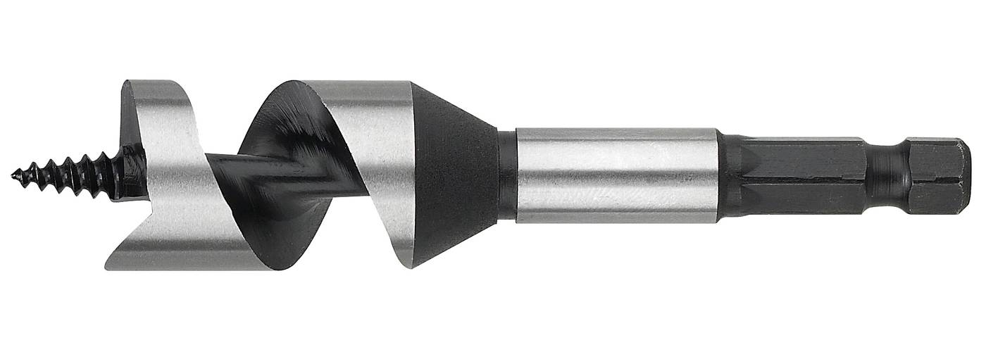 Auger bits with four side cutters - 1/4'' hexagonal drive Luna