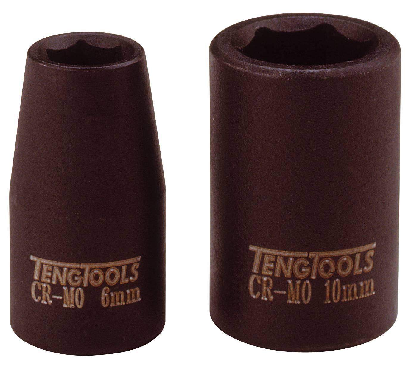 Ohutseinäinen voimahylsy 1/4"-neliötappikiinnityksellä Teng Tools 960506-C / 960513-C