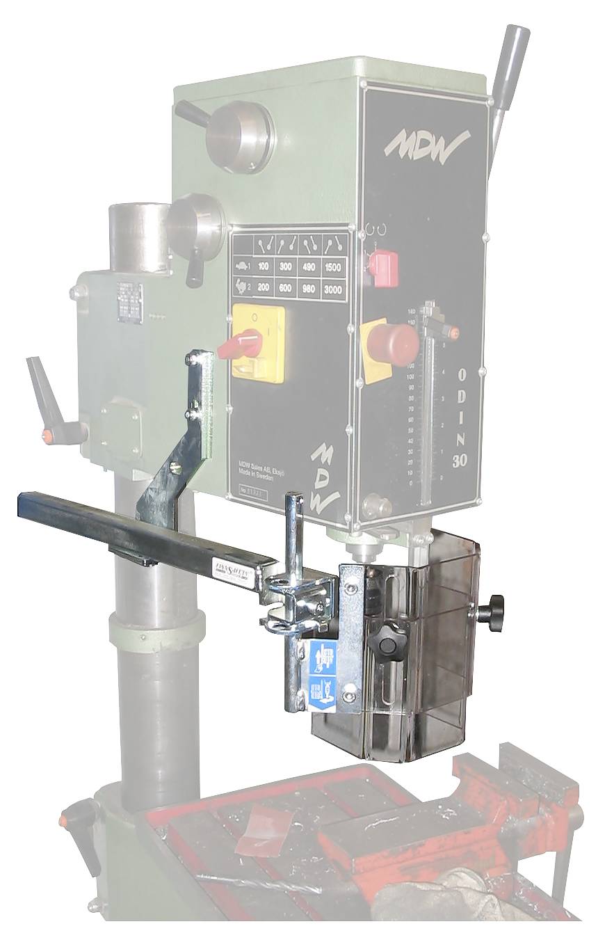 Spindle guard for Finnsafety drilling machines