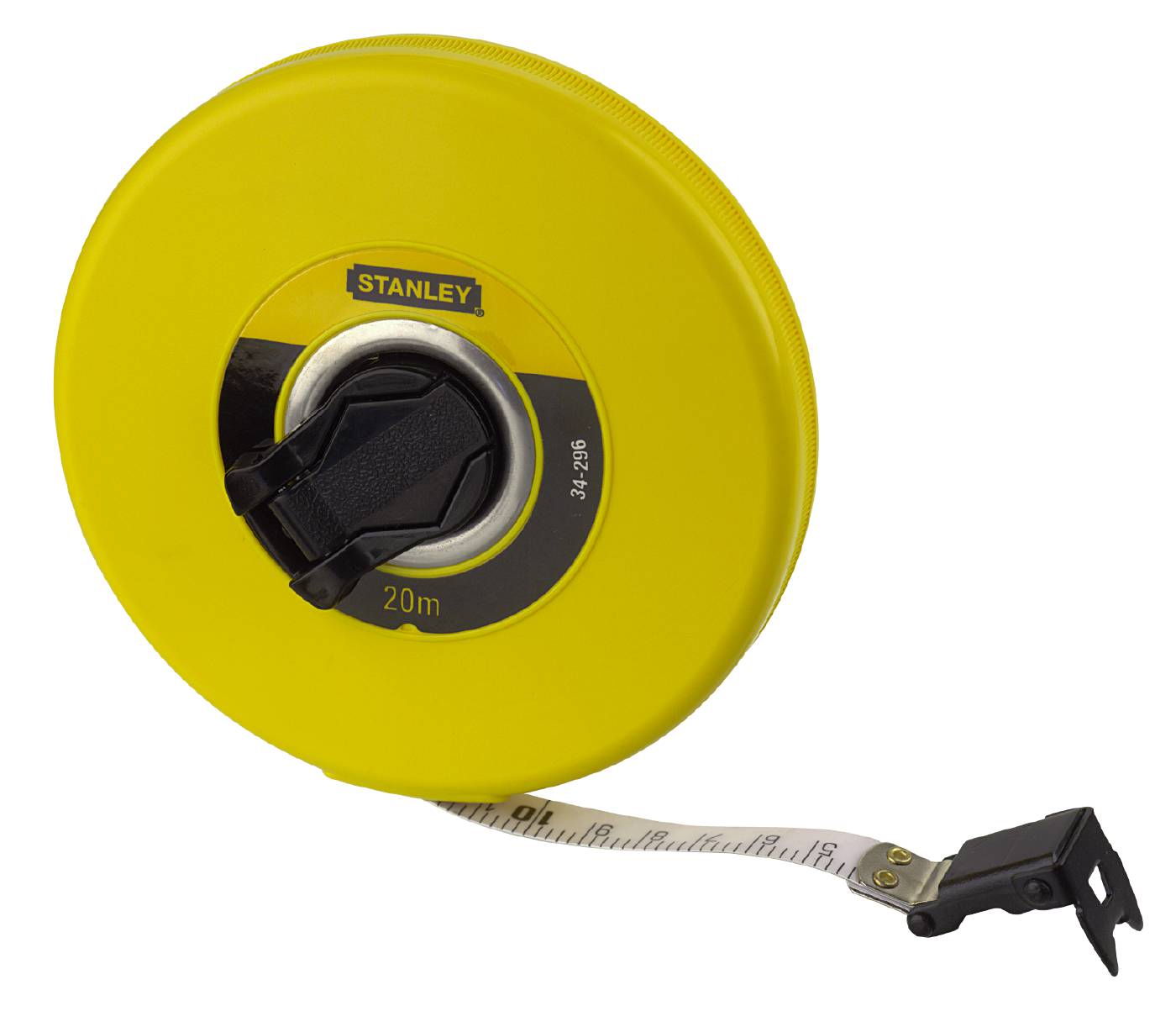 Glass fibre measuring tape in casing Stanley