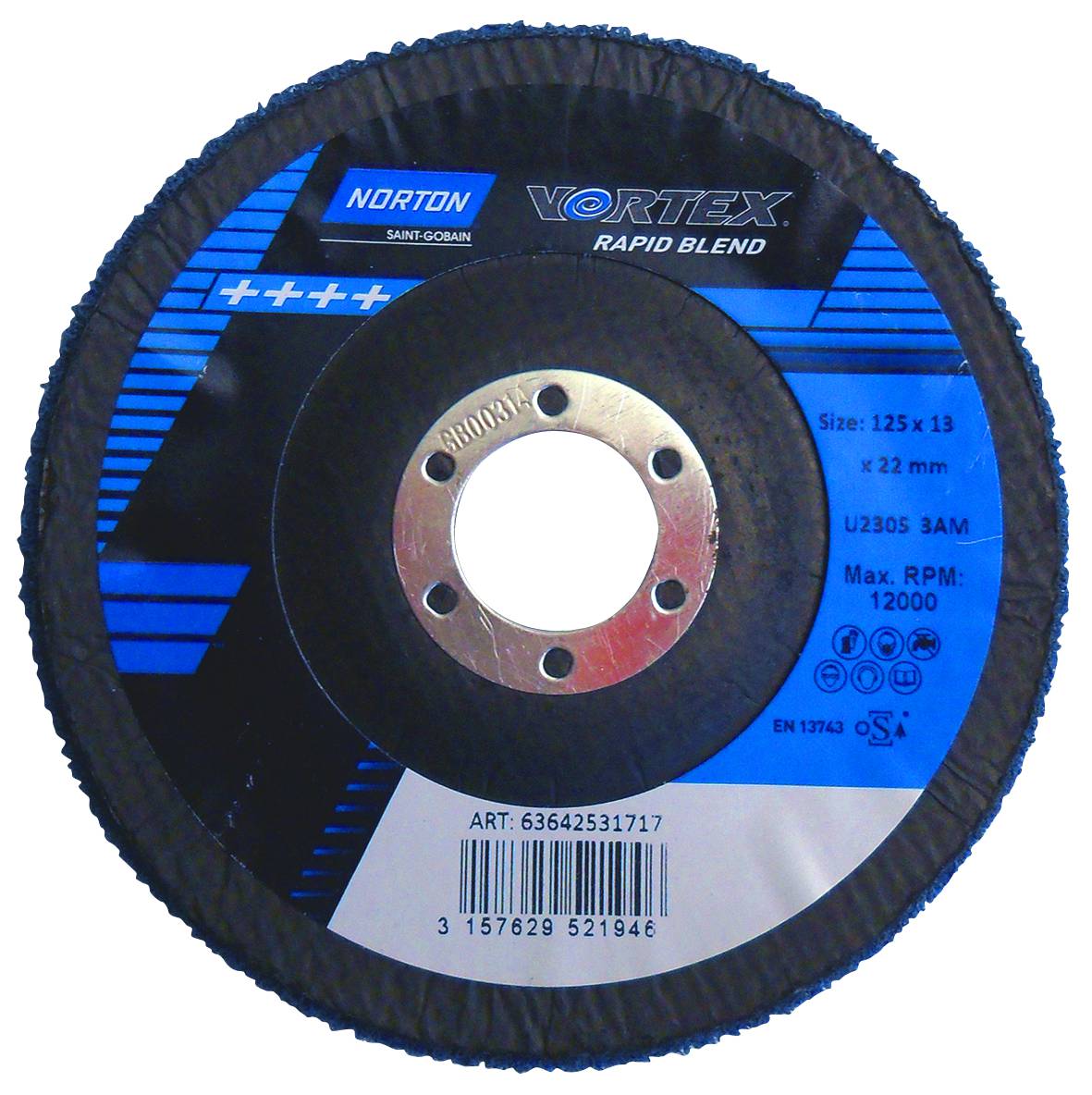 Overflatesliperondell Norton Bear-Tex Rapid Finish VORTEX