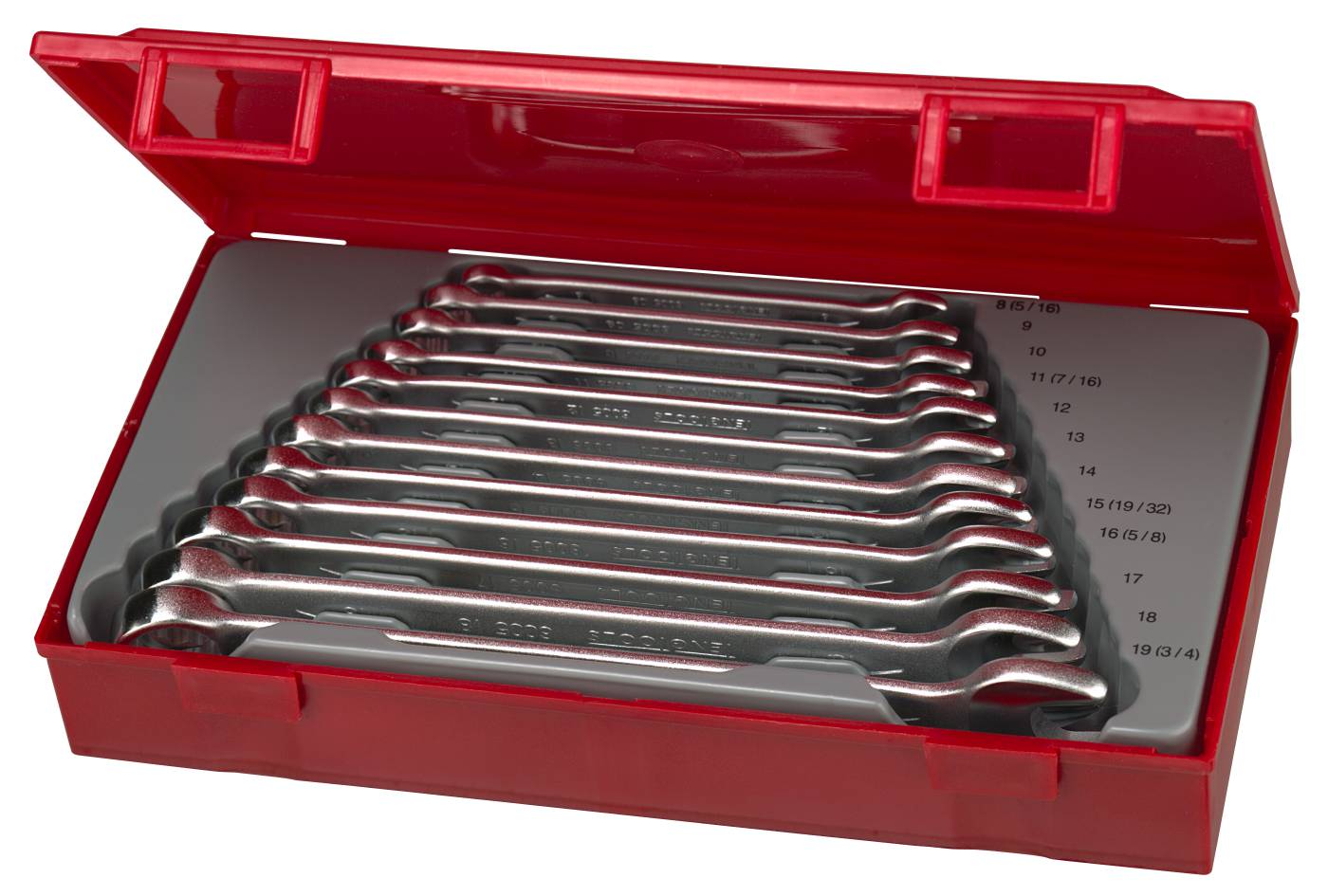 12 pc Combination spanner set Teng Tools TT1236