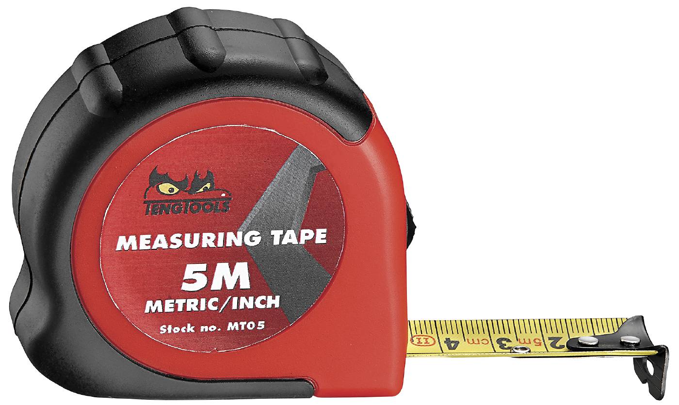 Kort måttband av stål Teng Tools MT03 / MT05 / MT08