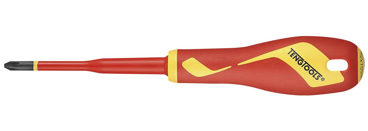 Insulated screwdriver for Phillips cross heads Teng Tools MDV742N / MDV744N