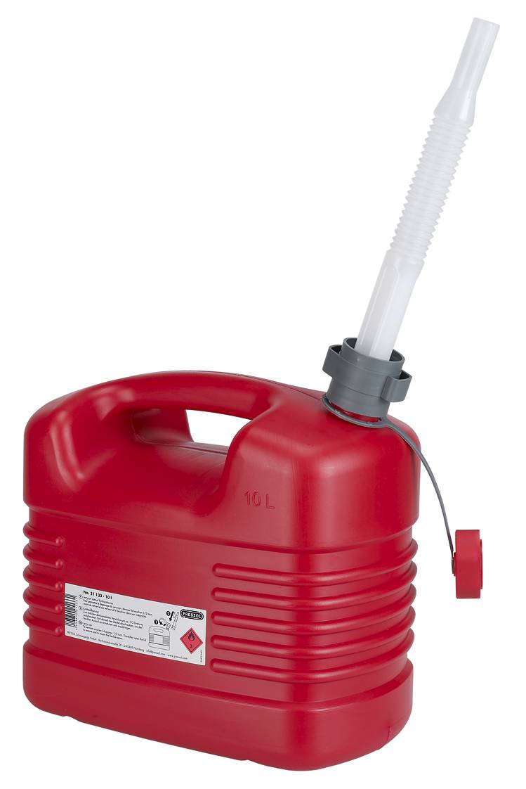 Polyethylene petrol can Pressol