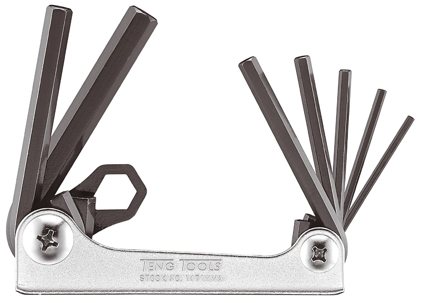 Sæt med unbrakonøgler Teng Tools 1471MM – 1471MMA