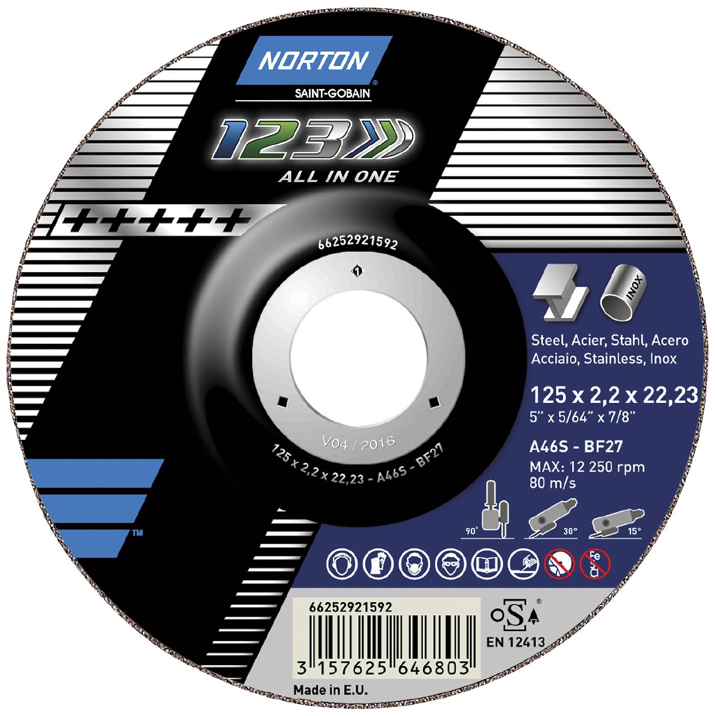 Cut-off wheel Norton 1-2-3