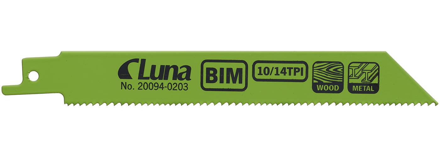 Puukkosahanterä 10/14T bimetallia, puulle ja metallille
