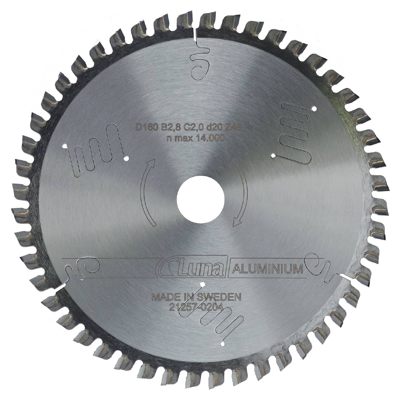 Circular saw blade Luna Aluminium