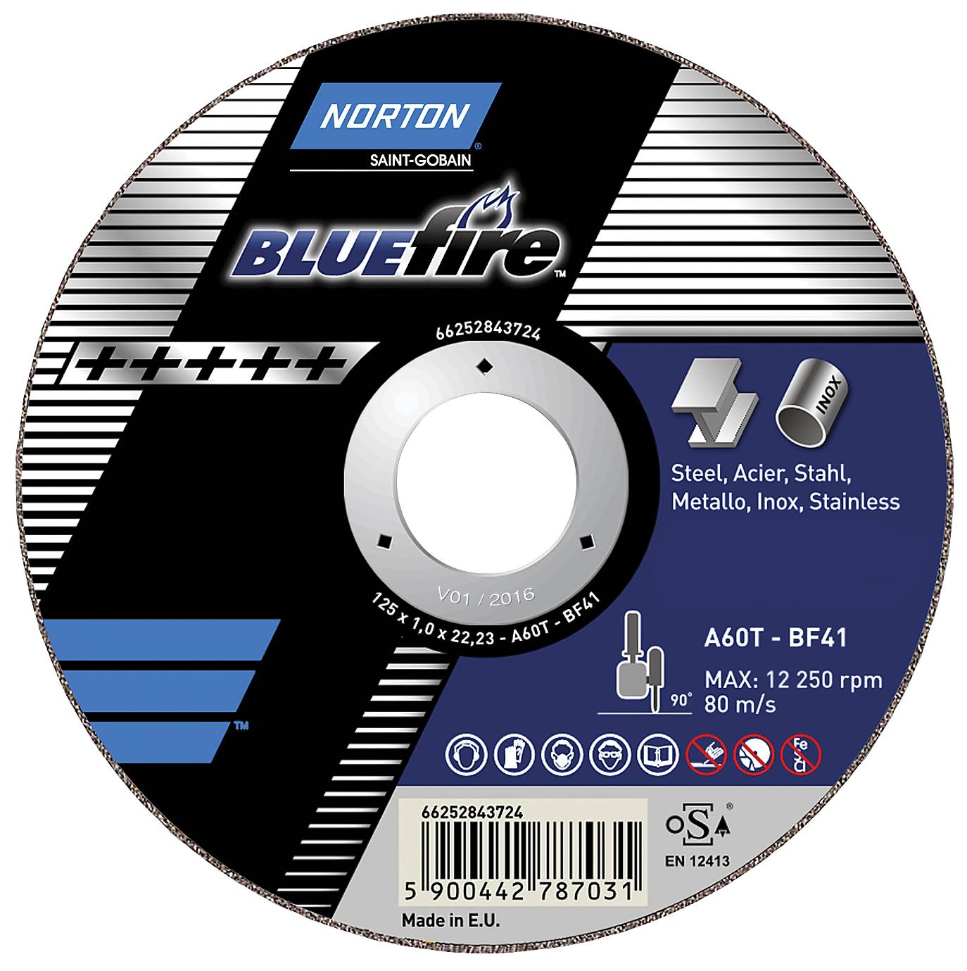 Cut-off wheel Norton Blue Fire